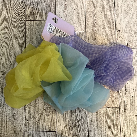 Wild Fable Target Sheer Multicolor Jumbo Hair Twister Scrunchie Set - Picture 5 of 5